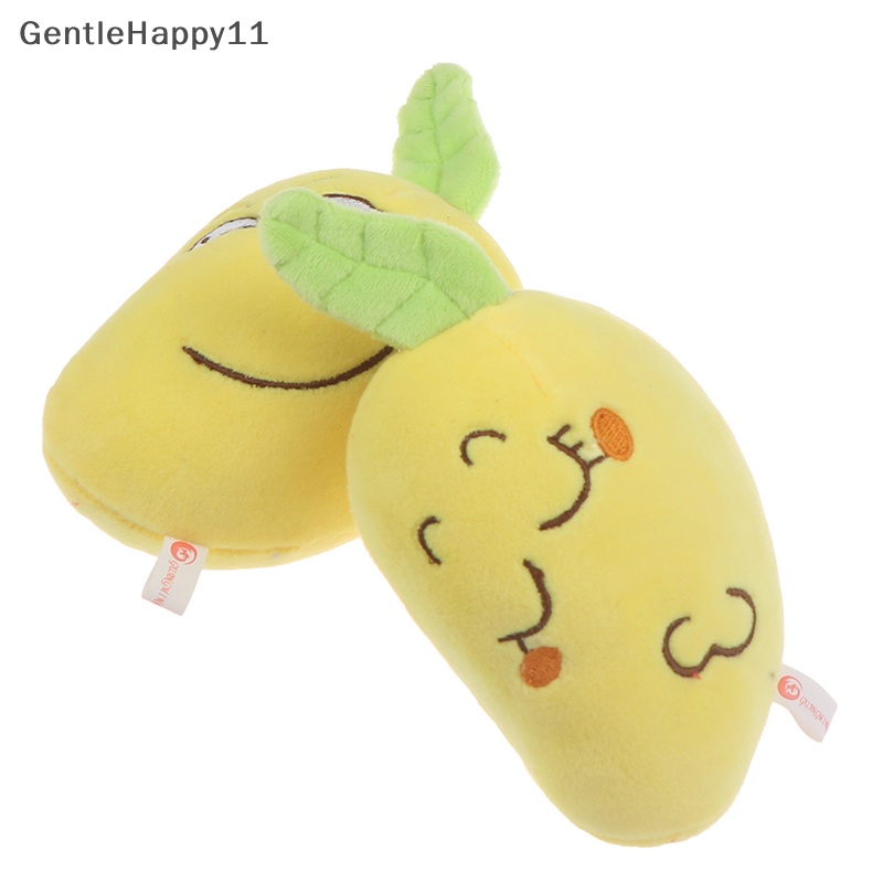 Gentlehappy 1Pc 12cm Imut Mango Plush Stuffed Toys Korea Buah Bantal Ekspresi Lucu Mango id