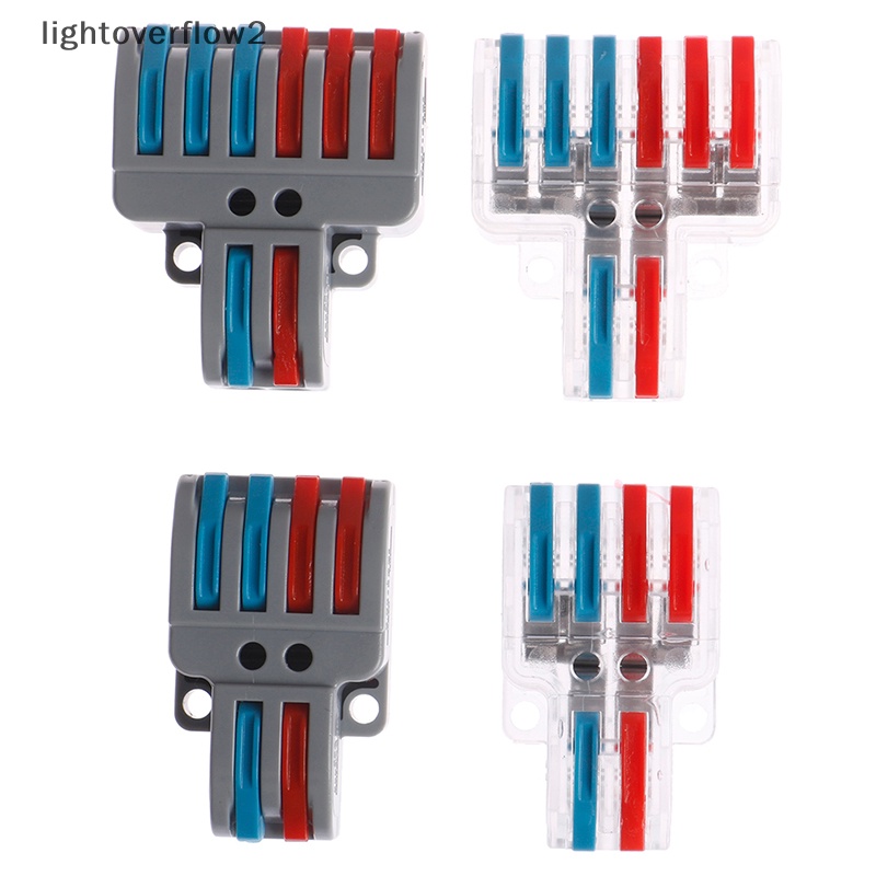 [lightoverflow2] Konektor Kawat Mini Cepat Push-in Conductor Terminal Block PCT-222 SPL-62/42 [ID]