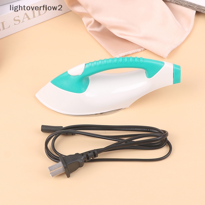 [lightoverflow2] Setrika Traveling Elektrik Mini Portable Untuk Pakaian Dry US Plug Household Handheld Mini Electric Iron [ID]