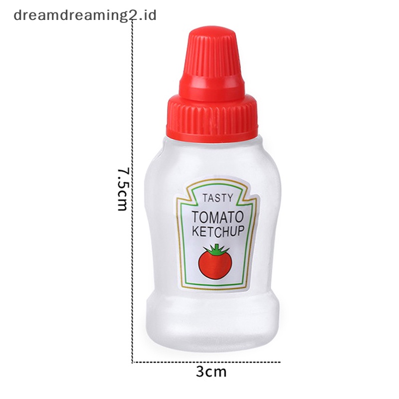 (drea) Botol Minyak Saus Saos Kecil Mini Portable Kuah Tomat Salad Dressing//