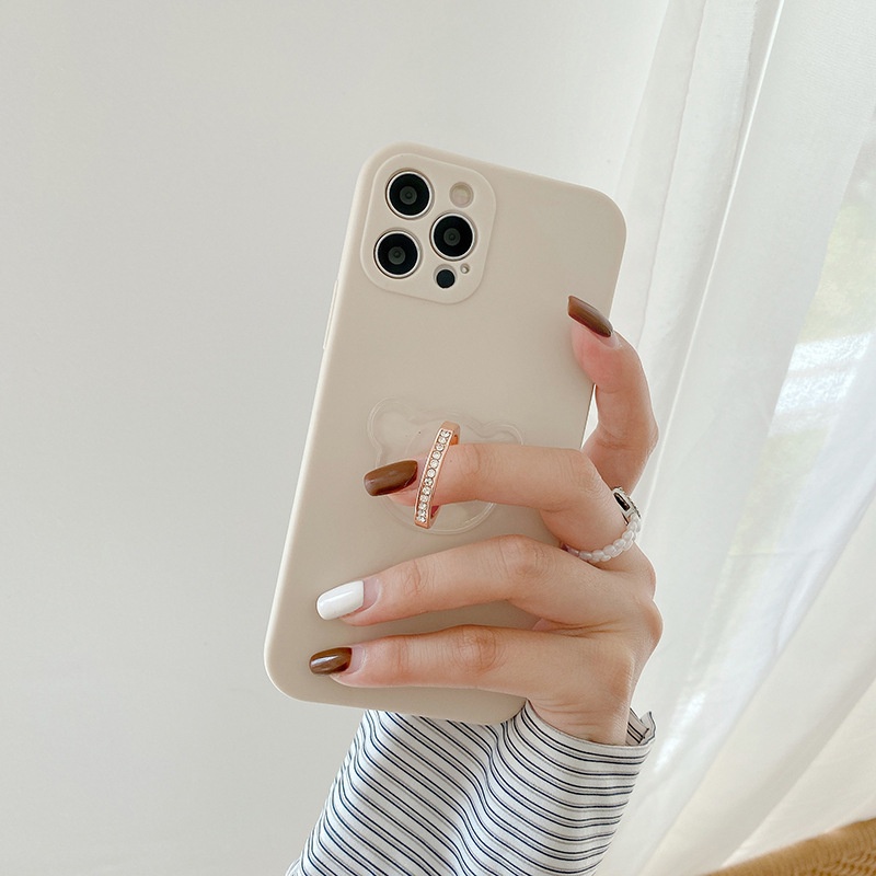 Portabel Ponsel Self Adhesive Finger Ring Holder/Rotasi Adjustable Desktop Smartphone Stand/Berlian Imitasi Inlay Mini Phones Bracket