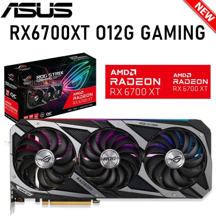 ASUS ROG STRIX RX 6700 XT 6700XT MINING or GAMING OC 12GB GDDR6