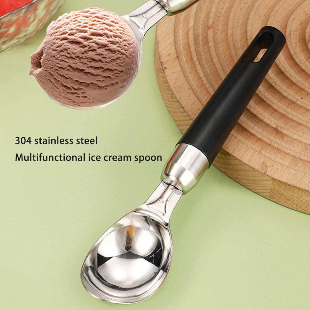 Sendok Bola Es Krim Stainless Steel Pengganti Dicuci Dapat Digunakan Kembali Gantung Rumah Dapur Restoran Buah Melon Dessert Spoon