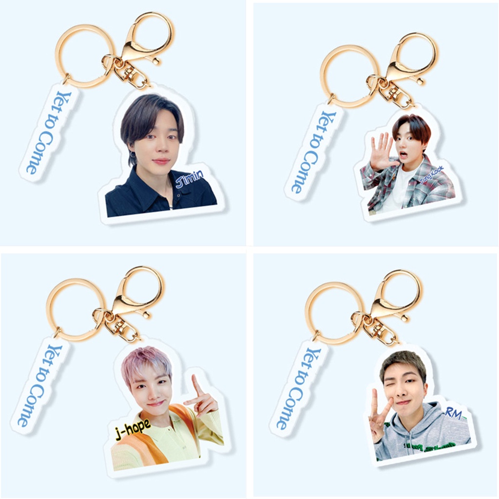 1pc BT-S Gantungan Kunci Akrilik Yet To Come Proof Key Ring Gantung Bangtan Boys