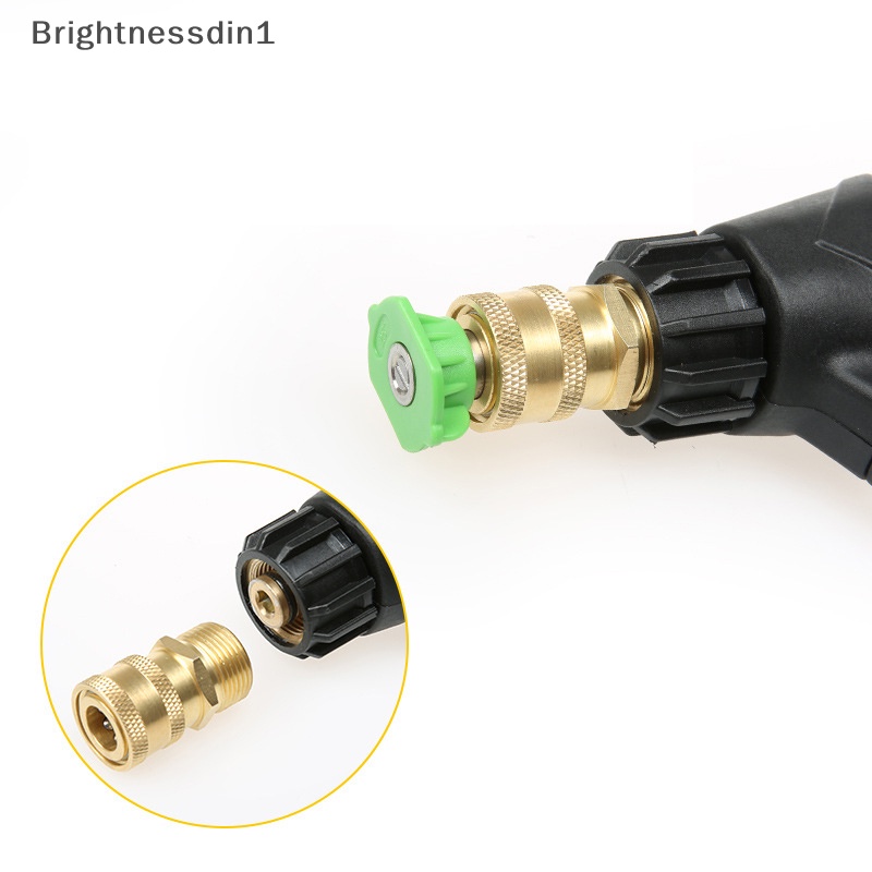 [Brightnessdin1] Adaptor Konektor Mesin Cuci Tekanan Tinggi1Per4 &quot;Female Quick Connect M14 * 1.5 Thread Butik