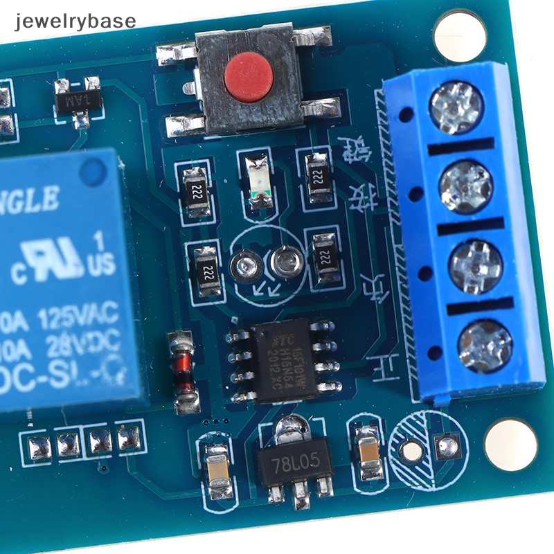 [jewelrybase] Modul Relay Bistable Kunci Tunggal Saklar Refit Mobil Satu Kunci Start Stop Butik