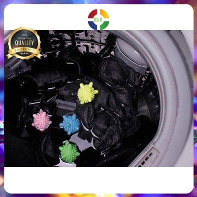 Magic Laundry Ball Dryer Ball Anti Winding / Bola Mesin Cuci Multi-Color