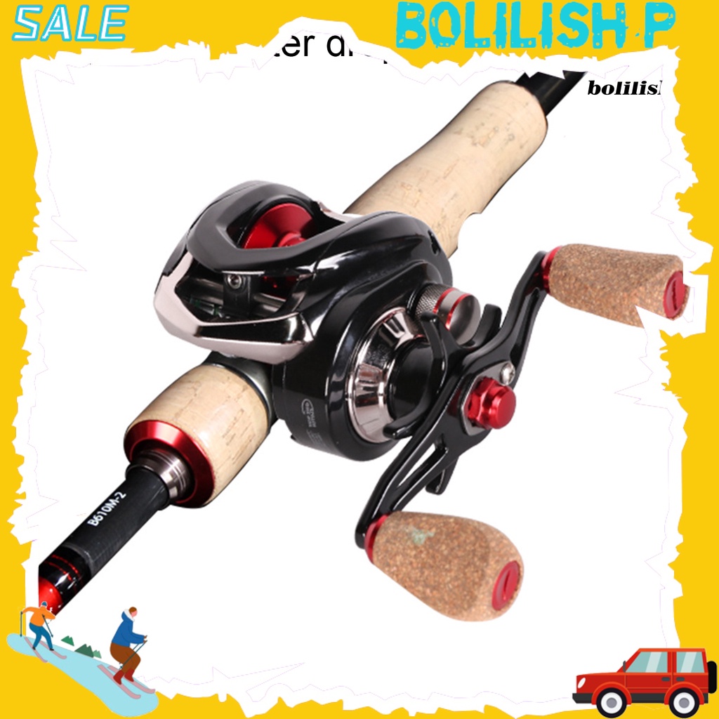 Bo-baitcasting Reel7Plus 1bears Gear Ratio 7.0: 1kiri/kanan Centrifugal Tangan/ic Dual Braking Systems Ultra-light Metal Universal Gulungan Pancing Pengecoran Panjang Untuk Outdoor