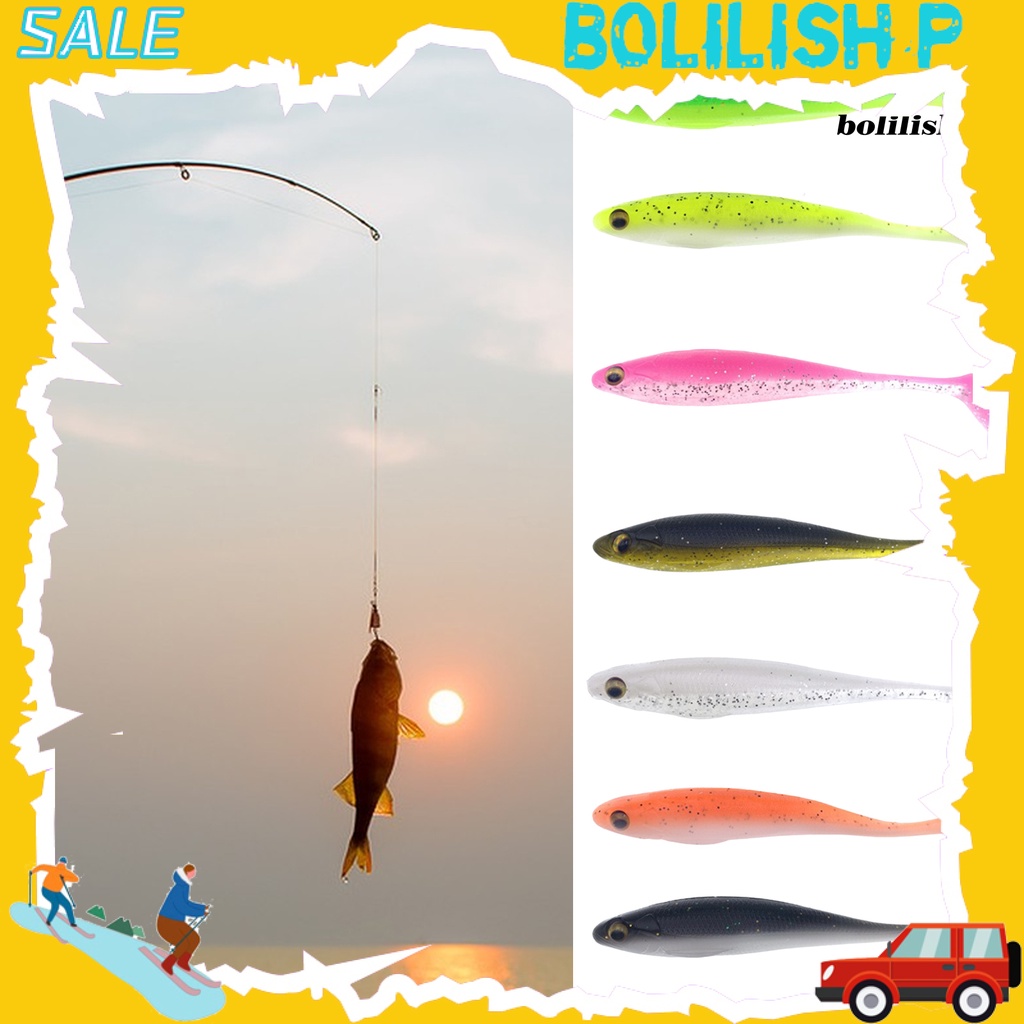 Bo-5 Pcs Umpan Pancing Renang Fleksibel Kesetiaan Hebat Tubuh Hidup 3D Mata Angling Daya Tahan Tinggi Air Asin Air Tawar Umpan Lembut Angling Stuff