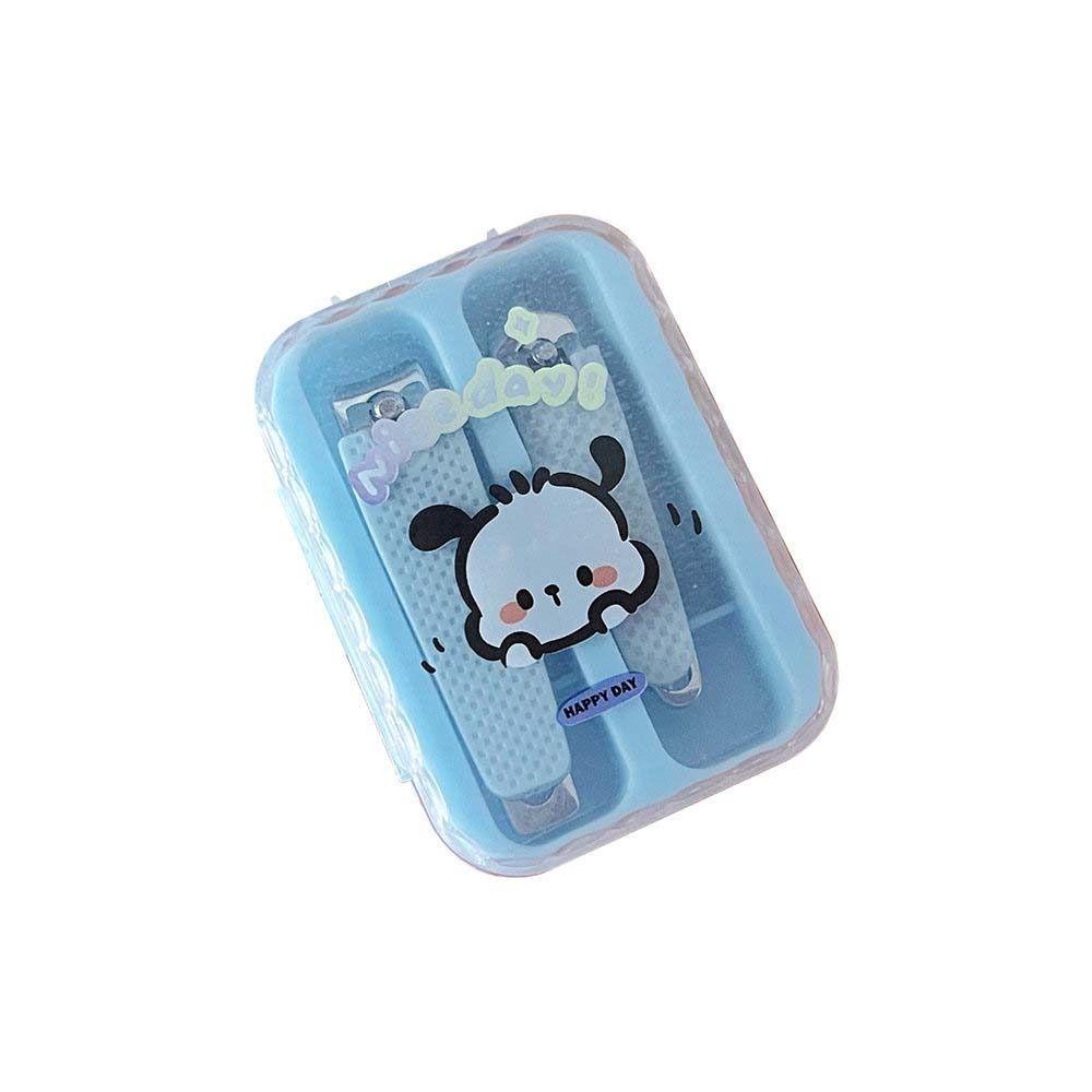 Needway   Kartun Gunting Kuku Travel Kawaii Perawatan Kuku Pachacco Hewan Kelinci Manicure Set