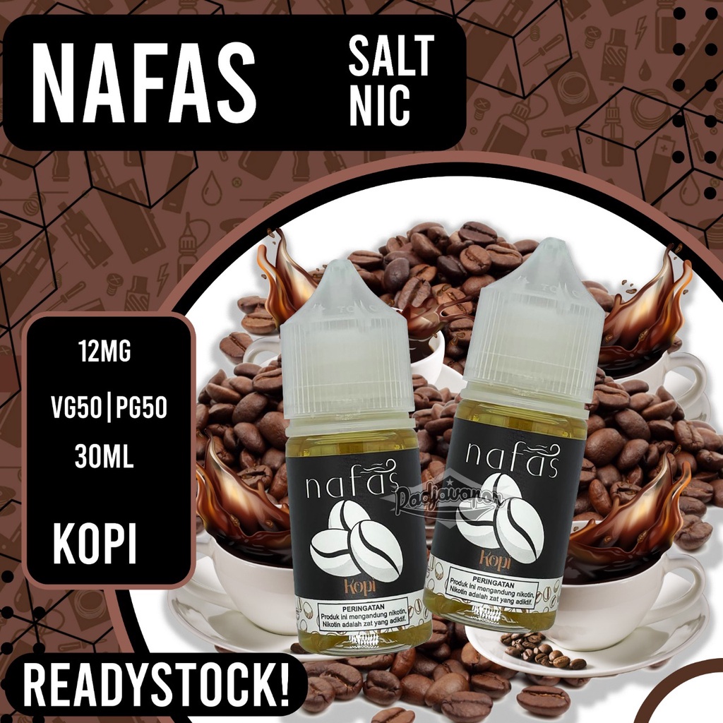 EJM Nafas Kopi Salt Nic 30ML by Tickets Brew x EJM 100% Authentic