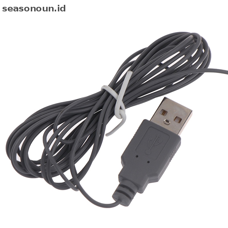 Seasonoun Wii Sensor Bar Wired Receivers IR Signal Ray USB Plug Pengganti Nitendo.