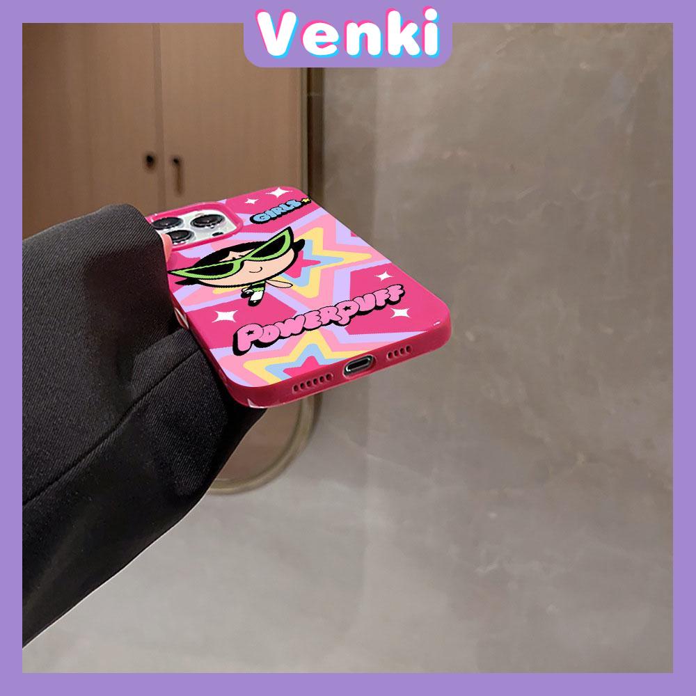 VENKI - For iPhone 11 iPhone Case Red Glossy TPU Soft Case Shockproof Protection Camera Cute Cartoon Character Compatible with iPhone 14 13 Pro max 12 Pro Max xr xs max 7 8Plus