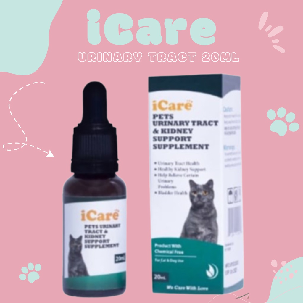 iCare Pet Urinary 20ml - Suplemen Pendukung Saluran Kemih &amp; Ginjal i Care