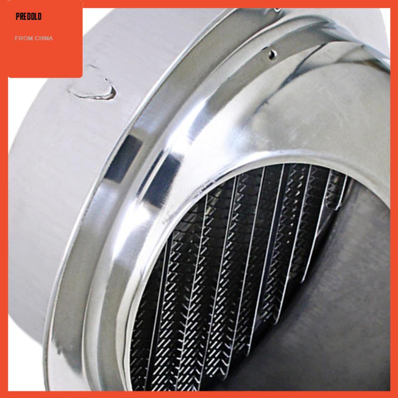 [Predolo] 304tutup Lubang Ventilasi Udara Bahan Stainless Steel Dengan Kap Ventilasi Layar Mesh Built in