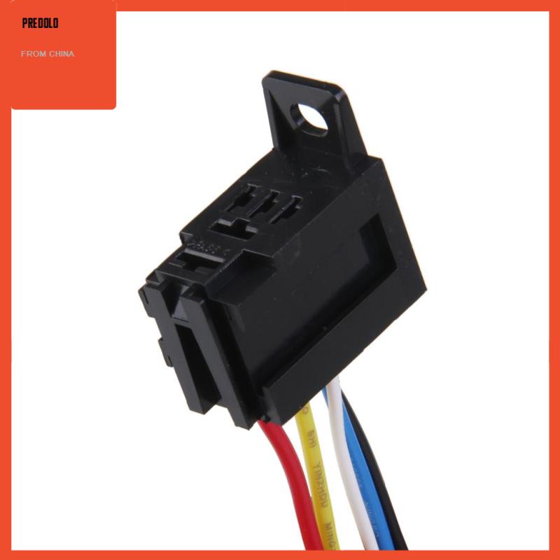 [Predolo] Stop Kontak Kabel Relay Wiring Harness Mobil12 DC 20A/30A AMP 5pin