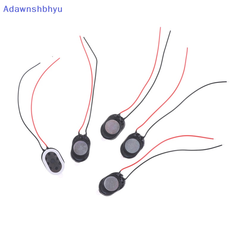 Adhyu 5Pcs Pengeras Suara Telepon 1W 8Ohm 15x10mm Terompet Kecil Loud Speaker ID