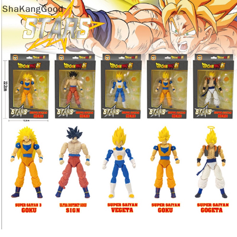 Mainan Model Koleksi Action Figure PVC SKID Dragon Ball Goku Vegeta Untuk Hadiah Anak SKK