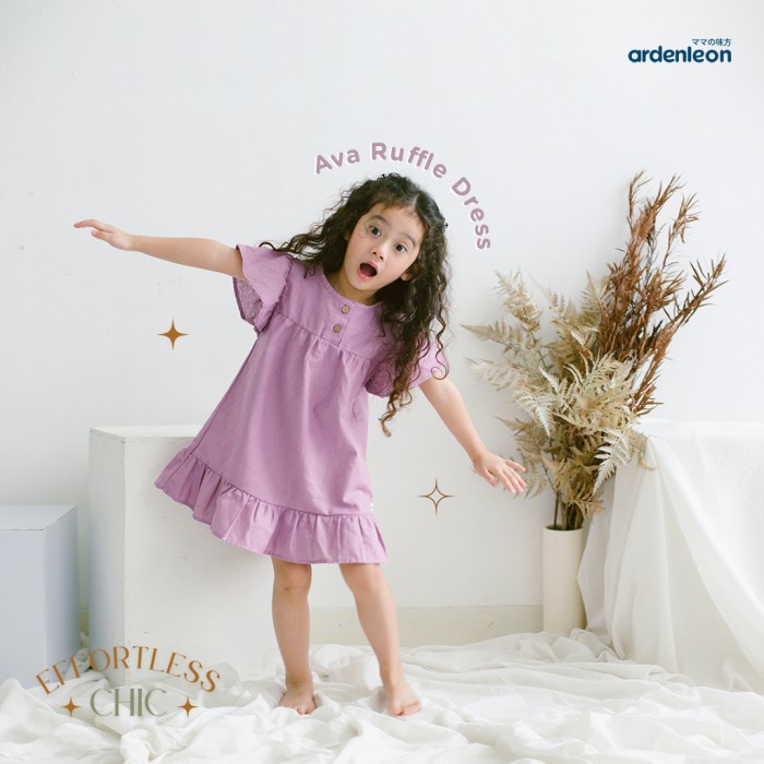 ARDENLEON  - Ava Ruffle Dress | Dress Anak Perempuan