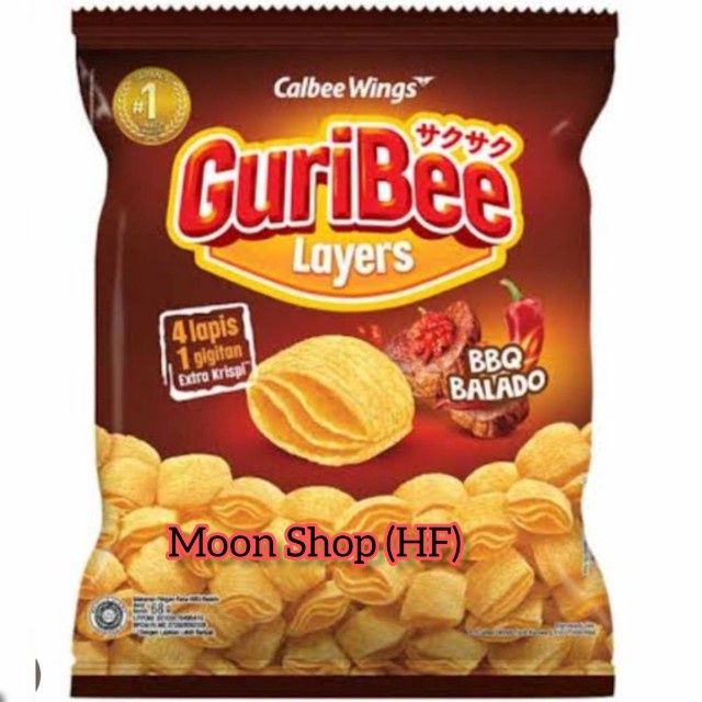 GURIBEE Layers RUMPUT LAUT/BBQ  68gr