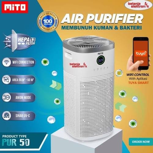 Mito Air Purifier PUR-50 - Alat Penyaring Udara Debu - MITO PUR50