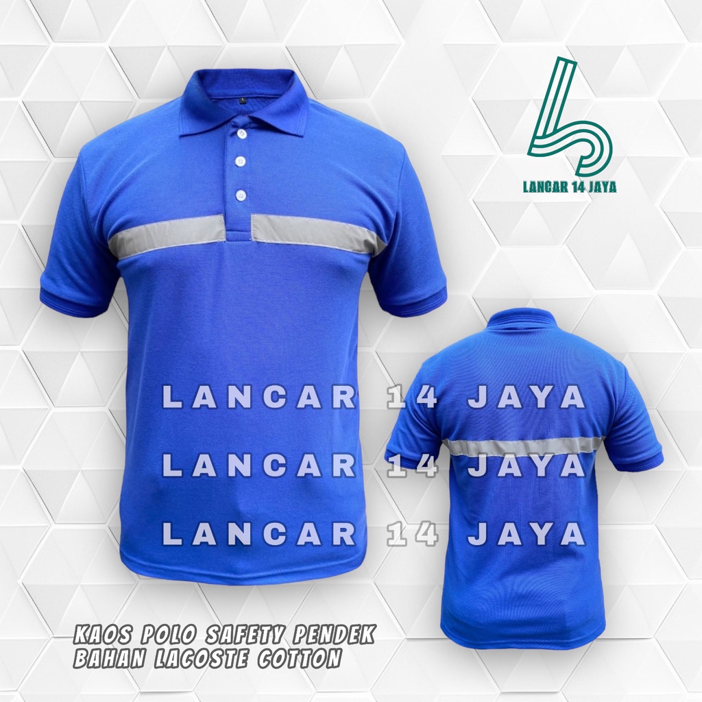T-shirt Safety Polo Shirt Safety Kaos Safety Katun Original Pakaian Baju Wearpack Safety