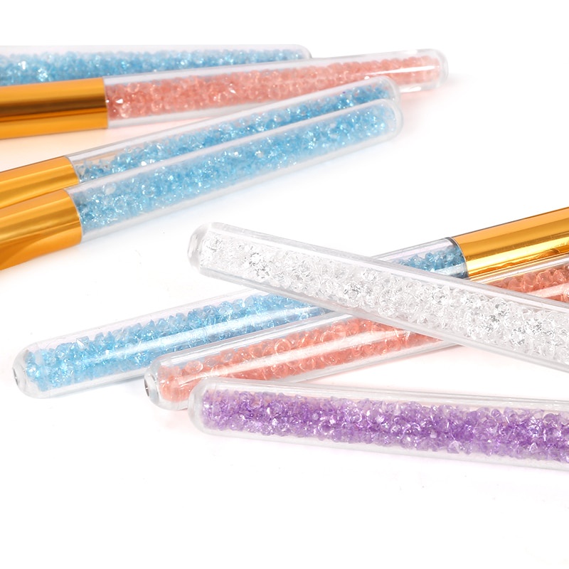 Sikat Pembersih Bulu Mata Tato Okulasi Eyelash Mulut Lengkung Cuci Botol Lash Extension Perlengkapan Shampoo Remover Makeup Tools
