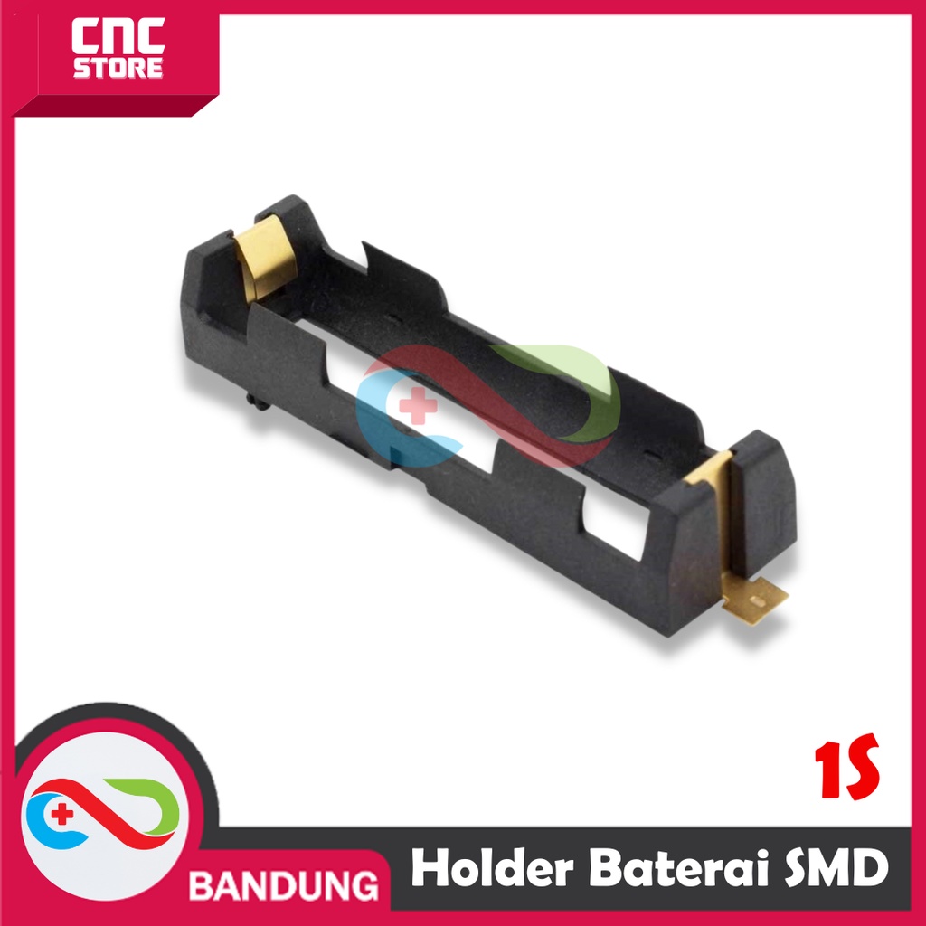 HOLDER BATERAI SMD 18650 1x 3.7V 4.2V SERI PARALEL