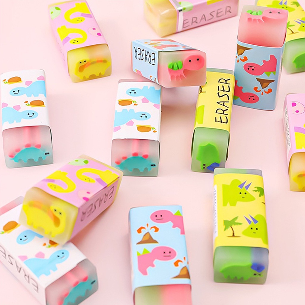 ☛TK☚ Penghapus Karet Lucu / Eraser Cute Dino S071