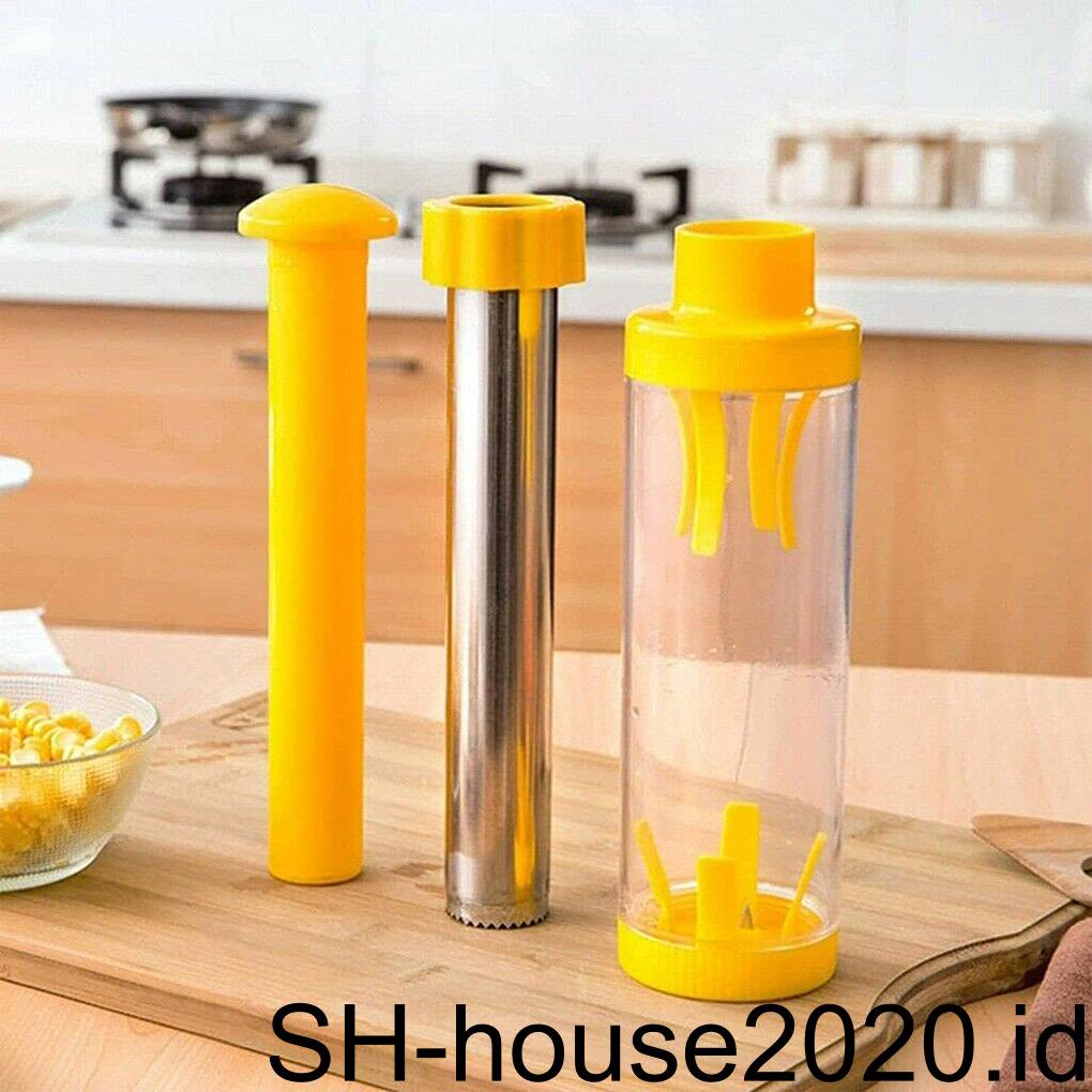 Corn Round Stainless Alat Serut Sayur Corn Kernel Stripper Remover Gadget Dapur Rumah