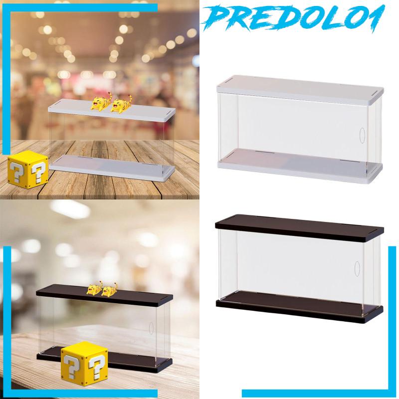 [Predolo1] Pajangan Figurine Showcase Penyimpanan Rakit Transparan Untuk Parfum Meja