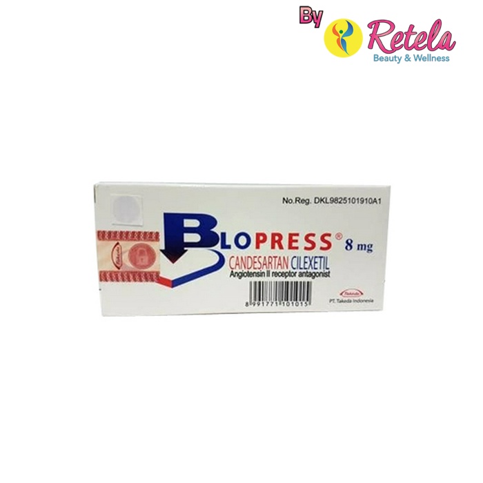 BLOPRESS 8MG 1 STRIP 7 TABLET