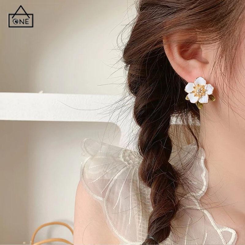 COD❤️Anting Tusuk Motif Bunga Gaya Korea Fashion Untuk Wanita-A.one