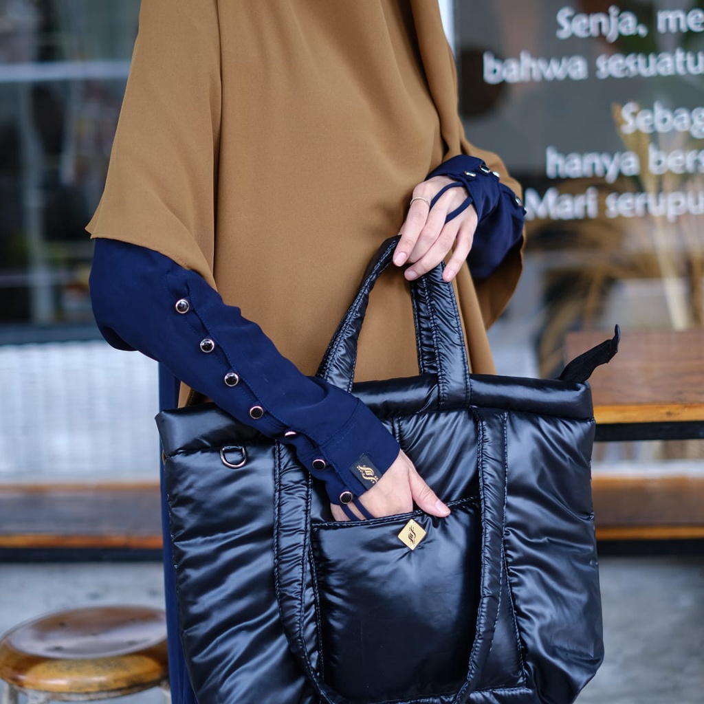 BLACK - PUFFYBAG SAFAR BY SYAFEEN INDONESIA