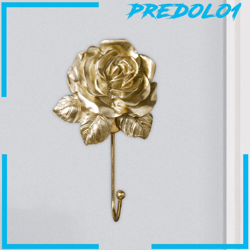 [Predolo1] Rose Hook Modern Pastoral Organizer Eropa Gantungan Pintu Untuk Dompet Tas Handuk