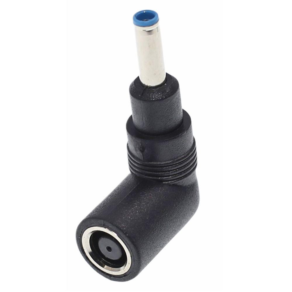AUGUSTINA Adaptor Kepala Lurus Laptop Charging Elbow 4.5 X 3.0mm Male Adapter Connector Converter Steker Colokan Listrik Converter Dengan Pin Adaptor Colokan Listrik DC