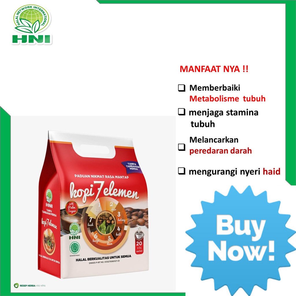 HNI HPAI - KOPI 7 ELEMEN KOPI KESEHATAN  SOLUSI PENAMBAH STAMINA  KOPI HERBAL MENCEGAH PENYAKIT JANT