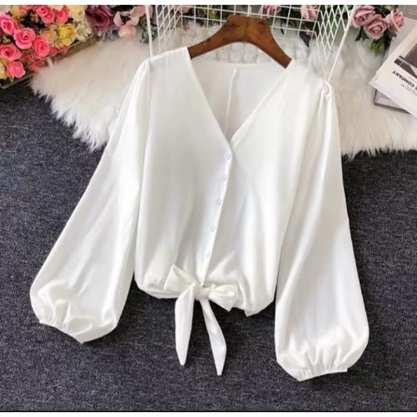 Baju atasan wanita lengan panjang BAJU BLOUSE WANITA MASA KINI