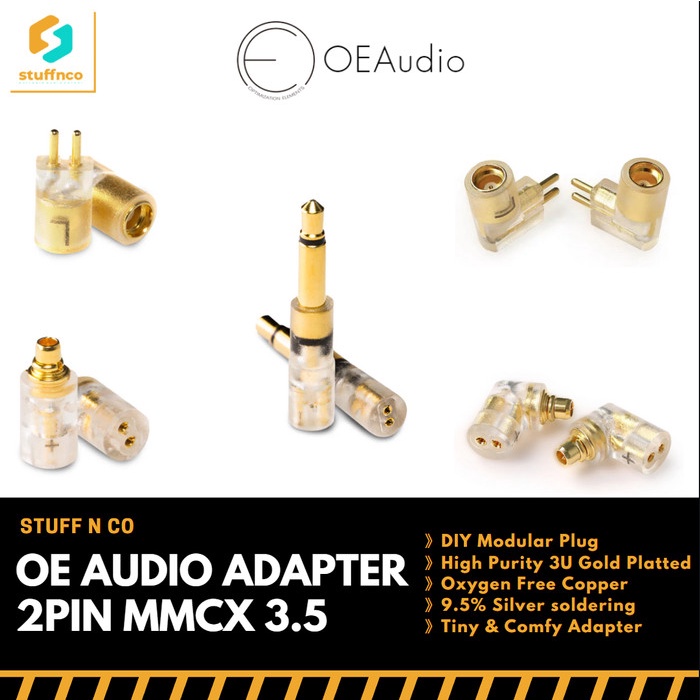 OE Audio Adapter 2pin MMCX 3.5mm to Converter Optimization Element