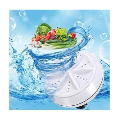 (NCS) Rokeet Mesin Cuci Mini Portable Ultrasonic Turbine Washer Cleaning Wash Portable USB Multifungsi