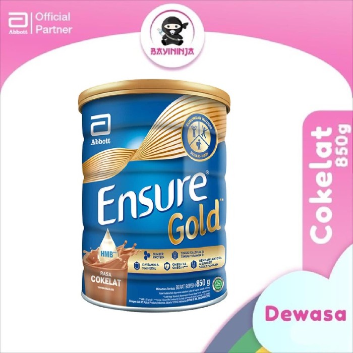

Promo Terjangkau ENSURE Susu Rendah Laktosa Coklat 1000g / 1000 g
