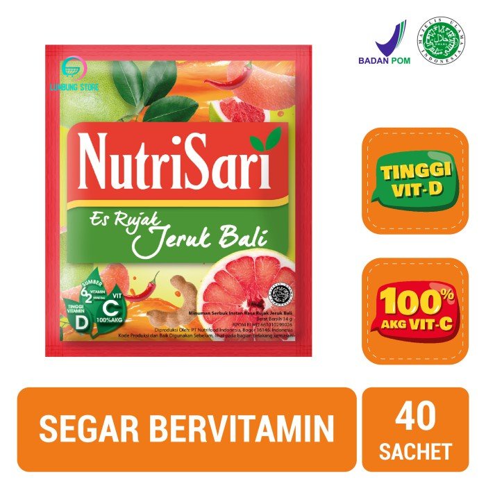 

NutriSari Es Rujak Jeruk Bali (40 Sch)