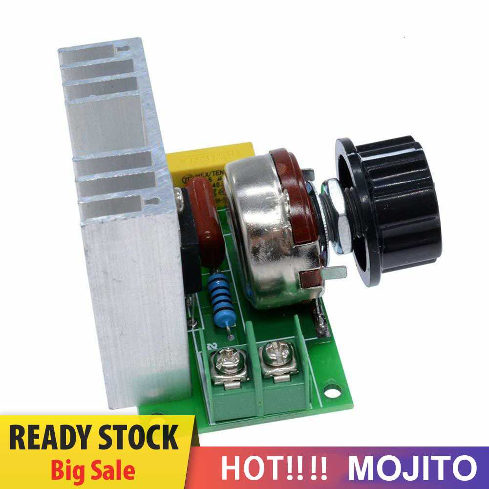 Ac220v SCR Motor Speed Controller 15A 4000W Multi Proteksi Pengatur Tegangan