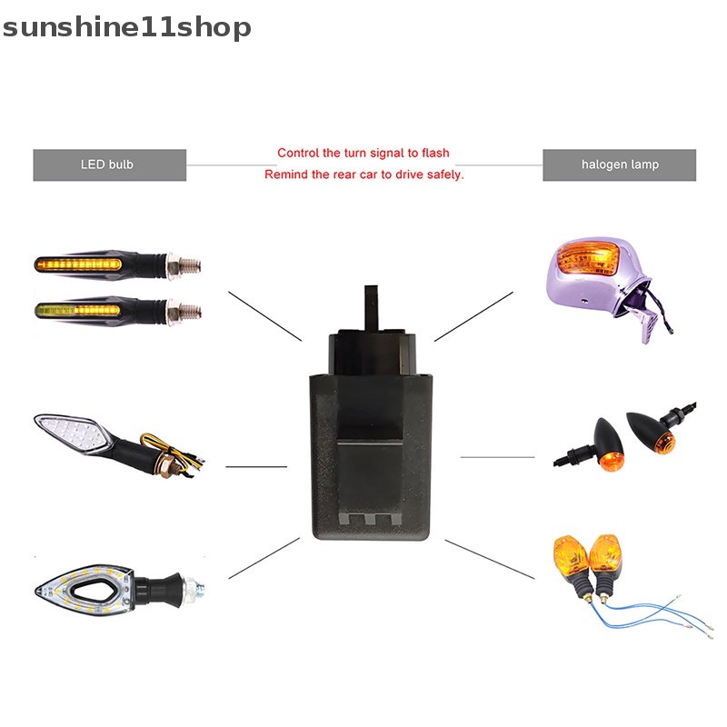 Sho Relay Flasher LED Motor Relay Blinker Elektronik Relay Sein LED N