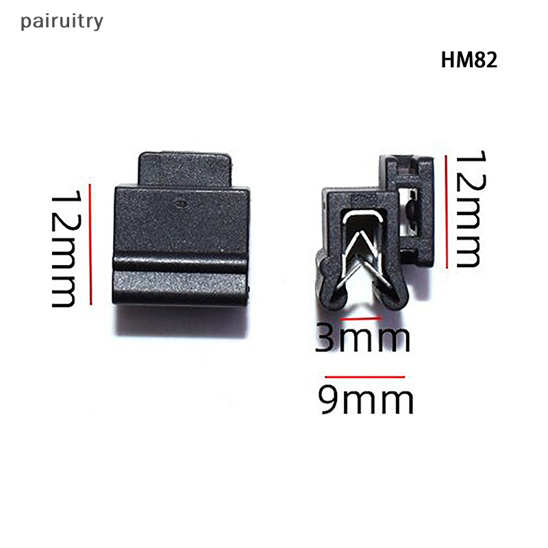 Prt 10pcs Pengikat Kabel Logam Lembaran Mobil Pipa Line Fixing Edge Zip Tie Wire Harness PRT