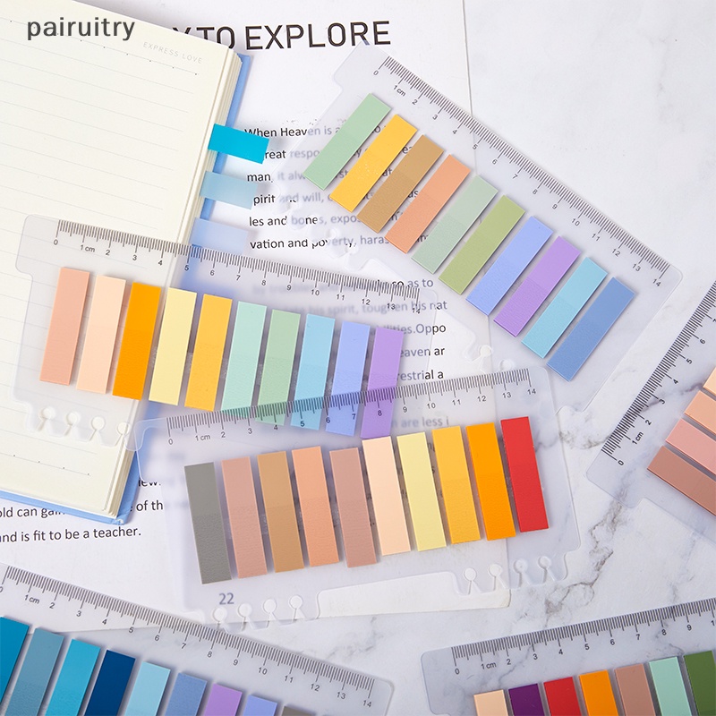 Prt 200sheets Morandi Sticky Tabs Sticky Notes Indeks Tab Penanda Halaman Memo Pad Stiker Notepad Buku Anotasi Kantor Sekolah Lucu Perlengkapan PRT