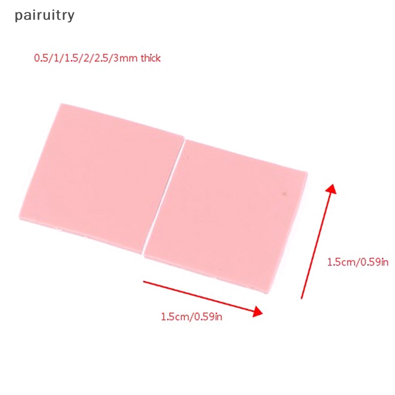 Prt CPU Thermal Pad Silicone Conductive Pad Tatakan Pendingin Heatsink Untuk Komputer PRT