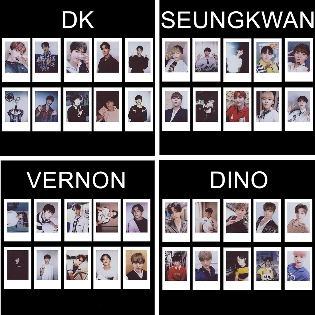 10pcs /set SEVENTEEN Photocards Kartu Lomo Kpop Postcards