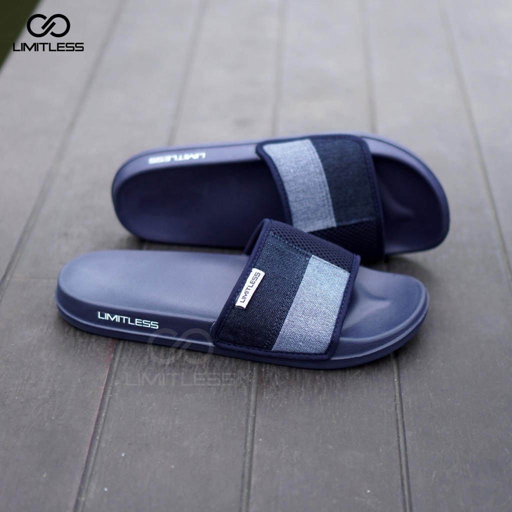 Sandal Slop Pria Pedro Keren Casual Sendal Slide Pria Navy Empuk Sandal Slip On Pria Terbaru 2023