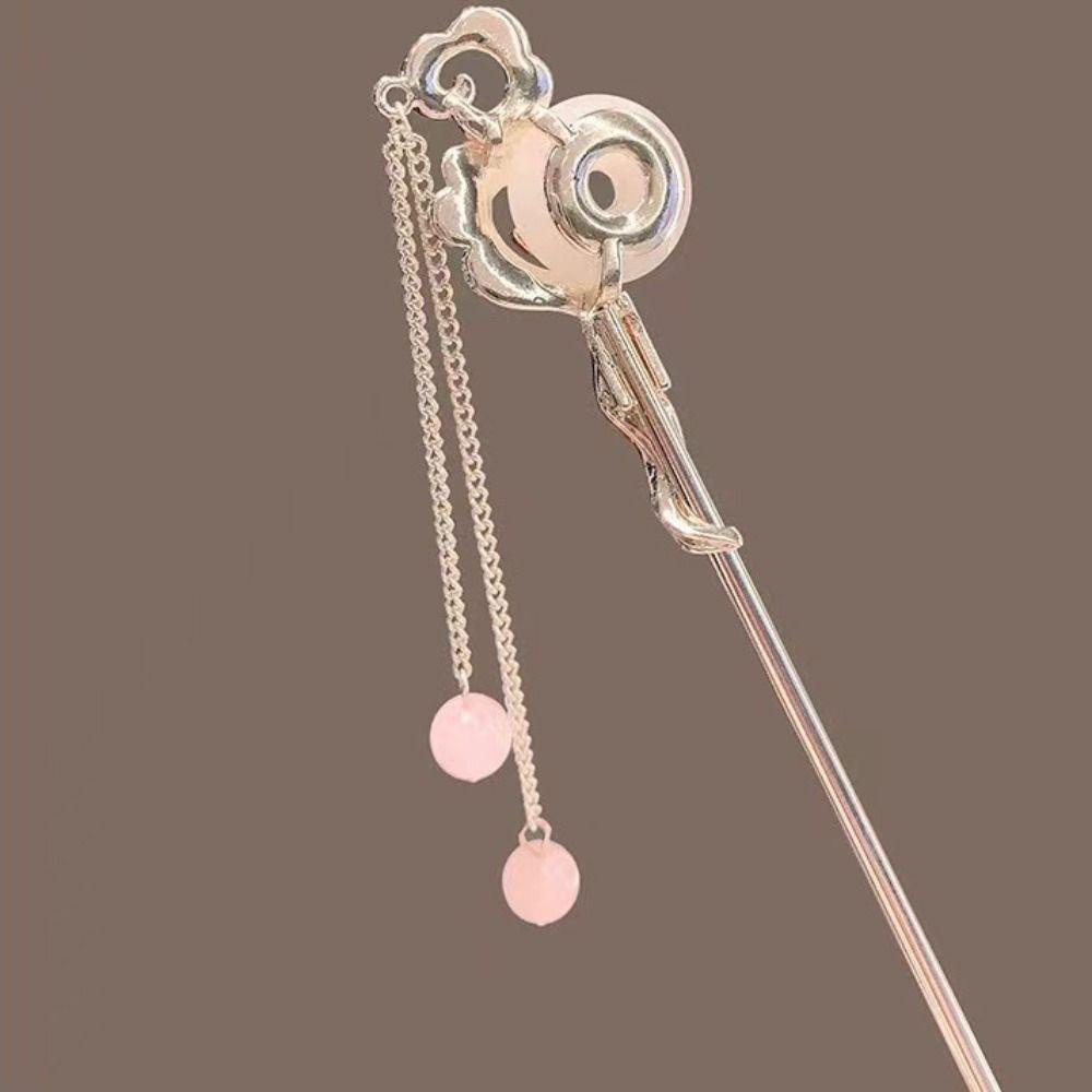 Needway   Rumbai Awan Rambut Tongkat Harian Hadiah Indah Hiasan Rambut Wanita Aksesoris Rambut Hanfu Bulang Gaya Cina Baru Jepit Rambut